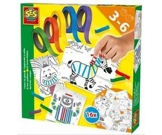 Ses Creative SES Gluing rinkinys - 16 vaizdų su spalvomis. juostos - 206988