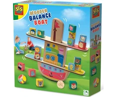 Edukacinis žaidimas SES Creative Wooden balance boat