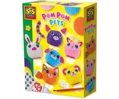 Dėlionė Ses_Creative Kūrybos rinkinys SES Creative Pom Pom Pets 14789