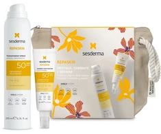 SESDERMA REPASKIN Rinkinys (apsauginis fluidas 50 ml + apsauginis purškiklis 200 ml)