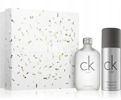 Rinkinys Calvin Klein: CK One tualetinis vanduo unisex, 100 ml + CK One 24 val. apsaugos dezodorantas purškiklis vyrams, 150 ml