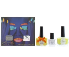 Set Ciate: Paint Pot Top Coat Nagų lakas Juodas Light, 5 ml + Paint Pot Nagų lakas Neon Glitter, 10 g + Paint Pot Nagų lakas Neon Oranžinis 13.5 ml