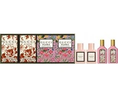 Gucci kvepalų miniatiūrų rinkinys (Gucci Bloom EDP, 2 x 5 ml + Gucci Flora Gorgeous Gardenia, 2 x 5 ml)