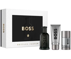 Hugo Boss „Boss Bottled“ rinkinys: kvepalų purškiklis 100 ml + dušo želė 100 ml + dezodorantas-stiklas 75 ml