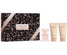 Set Narciso Rodriguez: Cristal Eau De Parfum For Women, 90 ml + Cristal Hydrating Losjonas kūnui, 50 ml + Cristal Cleansing Dušo želė All Over The Body For All Skin Types, 50 ml