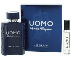 Set Salvatore Ferragamo: Uomo Urban Feel, Eau De Toilette, For Men, 10 ml + Uomo Urban Feel, Eau De Toilette, For Men, 100 ml