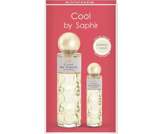 Cool de Saphir Pour Femme komplektas parfuminio vandens purškiklis 200ml + kvepalų vandens purškiklis 30ml