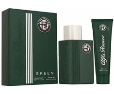 Versace Alfa Romeo Žalias komplektas tualetinio vandens purškiklis 125ml + dušo želė 90ml