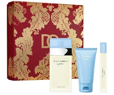 Kvepalų rinkinys moterims Dolce &amp; Gabbana Light Blue (EDT, 100 ml + kūno kremas 50 ml + EDT 10 ml)