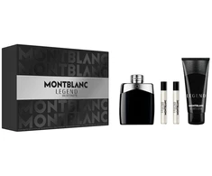 Versace Mont Blanc Legend komplektas tualetinio vandens purškiklis 100 ml + tualetinis vandens purškiklis 2x7,5 ml + dušo želė 100 ml