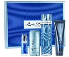 Paris Hilton Vyrams rinkinys: tualetinis vanduo purškiklis 100 ml + kūno ir plaukų prausiamasis gelis 90 ml + dezodorantas lazdelėje 78 g + tualetinis vanduo purškiklis 10 ml