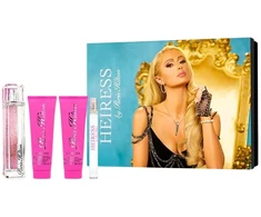 Versace Paris Hilton Heiress rinkinys: kvapusis vanduo purškiklis 100 ml + kvapusis vanduo purškiklis 10 ml + kūno balzamas 90 ml + dušo želė 90 ml