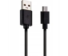 Setty laidas USB - microUSB 1,0 m 2A juodas R