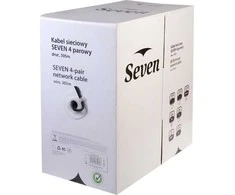 Seven Tinklo kabelis, UTP, cat.5, išorinis kietas, 305m (0SELLAN10191)