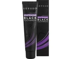 Seysso Anglis Juodas balinimas Dantų pasta su aktyviomis akmens anglimis 75 ml