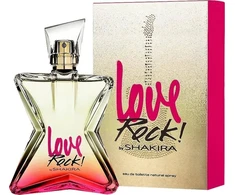 Shakira Love Rock EDT tualetinis vanduo moterims, 80 ml