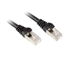 Sharkoon Patchkabel RJ45 Cat.6 SFTP (juodas, 1 Meter)