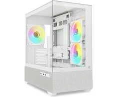 SHK Sharkoon MK7 ARGB mATX Case 2xGlass Baltas
