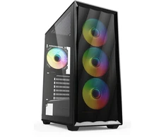 Sharkoon VK4 ARGB, Tower-case - juodas, Tempered Glass