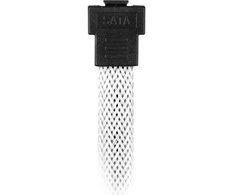 Sharkoon Sata III Kabelis 90° sleeve (baltas, 60 cm)