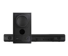 Namų kino sistema Sharp Compact 2.1 Soundbar with Wireless Subwoofer | HT-SBW121 | 240 W | Bluetooth | Belaidė jungtis | Juodas
