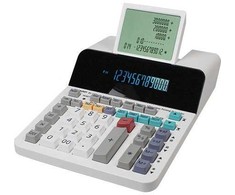 Sharp Calculator EL-1901, balta ir pilka, stalinis, 12 vietų