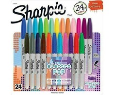 Markerių rinkinys Sharpie Fine Electro Pop 24 spalvos - 1940862
