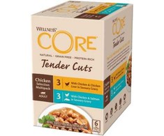 Sheba „Core Tender Cuts“ vištienos rinkinys „Selection Multipack“ 6x85g