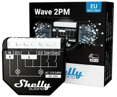 SHELLY Wave 2PM šviesos jungiklis