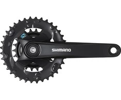 Priekinis žvaigždžių blokas Shimano ALTUS FC-M315-2 175MM 7/8-speed juodas-36X22T