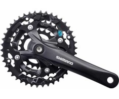Priekinis žvaigždžių blokas Shimano ACERA FC-M361-42T 175MM 7/8-speed juodas-42X32X22T