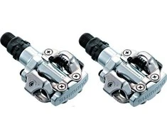 Pedalai Shimano PD-M520 SPD + SM-SH51 sidabrinis