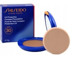 Shiseido Uv Protective Maquillaje Solar Compacto Recargable Spf30 Dark rusvai gelsvas, 12 g