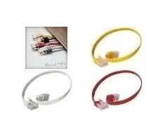Shiverpeaks Basic- S U/UTP flat- Komutacinis kabelis, Kat.6, 0,5 m red, 2 x RJ 45 plug, Płaszcz su PVC, gilded contacts (SP711- SL0.5R) (JAB-1130109)