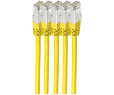 Shiverpeaks Kabelis krosowy cat6 S/FTP LSZH VE5 geltona 1,0m (BS75711-HY-SET5)