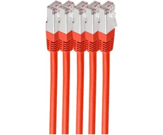 Shiverpeaks Kabelis krosowy cat6 S/FTP LSZH VE5 raudona 1,0m (BS75711-HR-SET5)