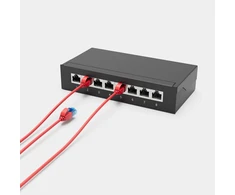 Shiverpeaks Kabelis sieciowy Patchkabel cat.6 U/UTP slim raudona 1m (BS08-22024)