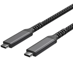 Shiverpeaks USB-C įkrovimo kabeliai USB C/C 3.2 100W PD Tekstilė 2m (FL31-75007)