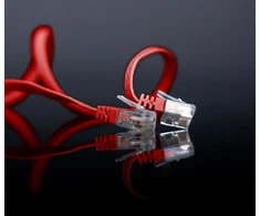 „Shiverpeaks“ U/UTP Cat. 6 0,25 m, 0,25 m, Cat6, U/UTP (UTP), RJ-45, RJ-45, raudonas