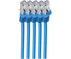 Shiverpeaks Patchcord BASIC-S Cat 7, S/FTP, PiMF, LSZH, mėlyna, 2m, 5 vnt (BS75512-B-SET5)