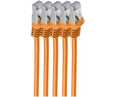 Shiverpeaks Patchcord BASIC-S Cat 7, S/FTP, PiMF, LSZH, oranžinė, 3m, 5 vnt (BS75513-O-SET5)