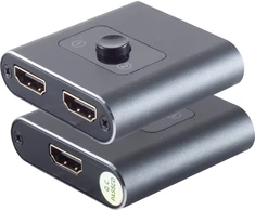Shiverpeaks HDMI Przełącznik 2x1 dwukierunkowy 4K2K Metal (SP05-02010)