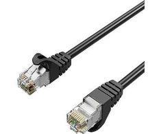 Flexline Shiverpeaks RJ45 Kabelis krosowy S/FTP Cat7, PUR, juoda 0,5m (FL31-39015)