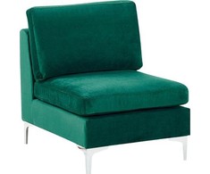 Sofa Beliani 1 vietos modulis EVJA žalias veliūras