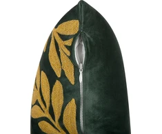 Shumee 2 Velour dekoratyvinių pagalvių rinkinys sąraše 45 x 45 cm žalia MISTLETA