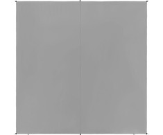 Shumee Burių kvadratas 300 x 300 cm pilka LUKKA