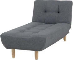 Sofa Beliani Šezlongas ALSTEN tamsiai pilkas
