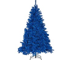 Shumee Farnham dirbtinė Kalėdų eglutė ant mėlyno stovo