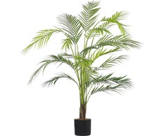 Beliani Dirbtinis augalas ARECA PALM 124 cm žalias