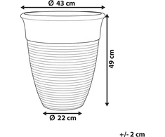 Shumee Gėlių puodas 43 cm pilka KATALIMA